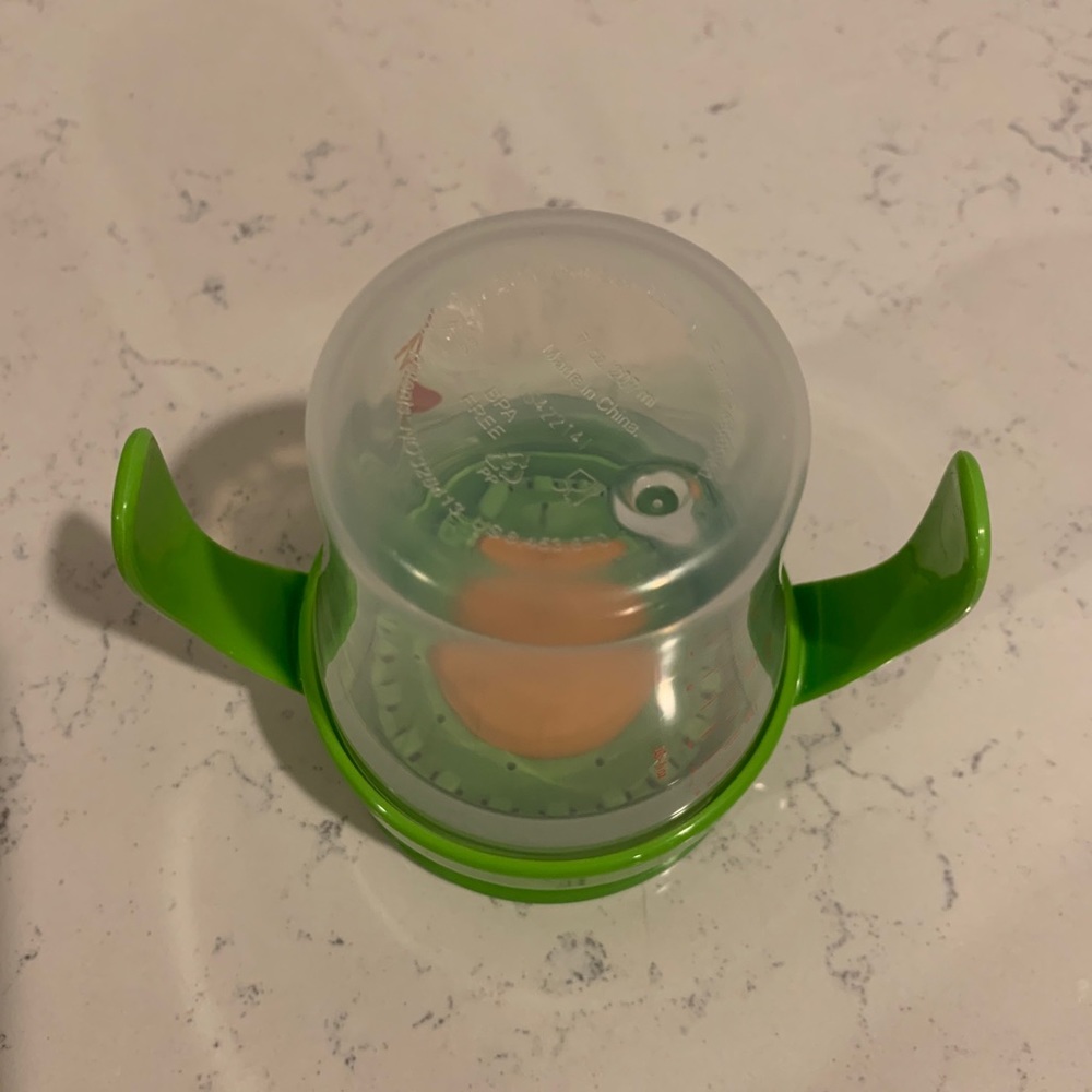 WOW Baby 360 Sippy Training Cup Green - Picture 5 of 9
